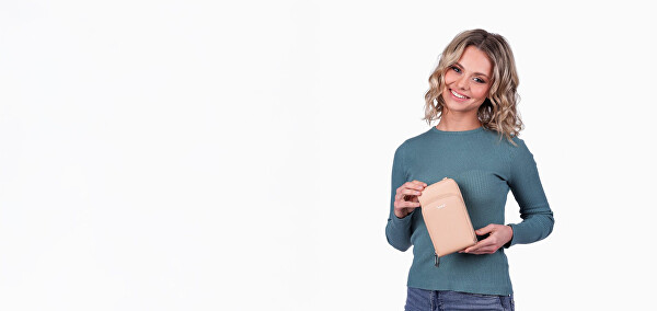 Dámská crossbody peněženka Rosia Beige