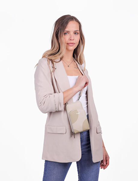 Dámska crossbody peňaženka Rosia Big Dot Beige