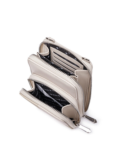 Dámska crossbody peňaženka Rosia Big Dot Beige