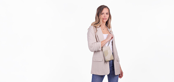 Dámska crossbody peňaženka Rosia Big Dot Beige