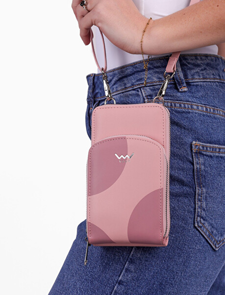 Dámská crossbody peněženka Rosia Big Dot Pink