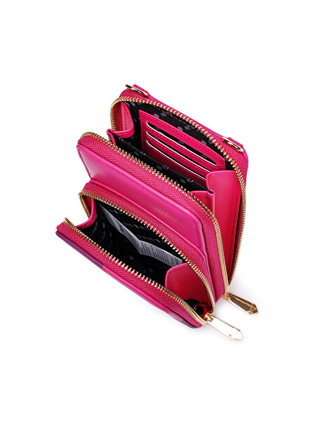 Dámská crossbody peněženka Rosia Big Dot Raspberry
