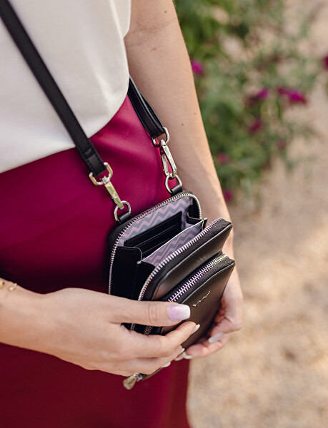 Dámská crossbody peněženka Rosia Black