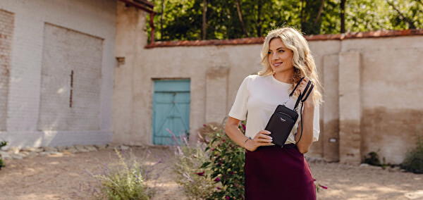 Dámská crossbody peněženka Rosia Black