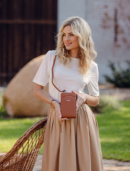 Dámská crossbody peněženka Rosia Brown