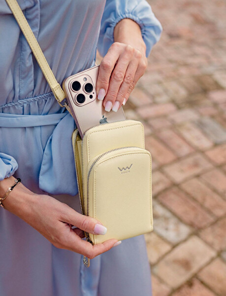 Dámská crossbody peněženka Rosia Butter Yellow
