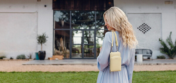 Dámská crossbody peněženka Rosia Butter Yellow