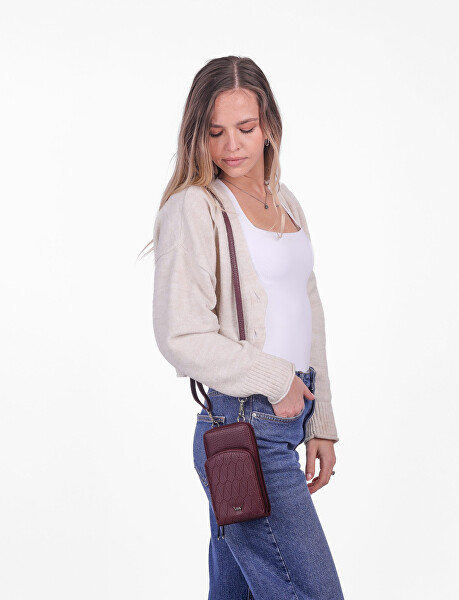 Dámská crossbody peněženka Rosia Cornet Wine