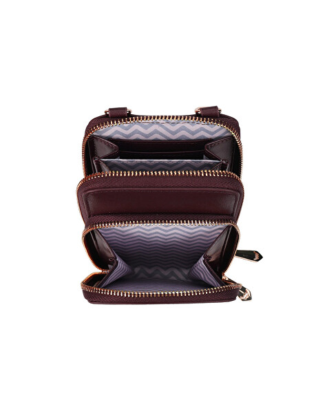 Dámská crossbody peněženka Rosia Dark Wine