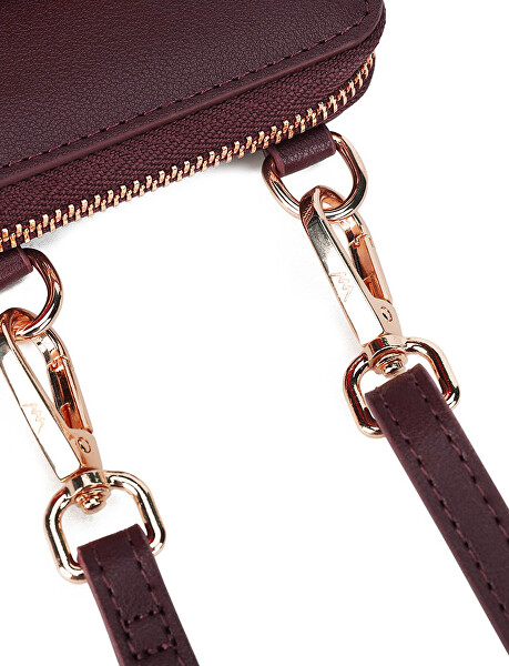 Dámská crossbody peněženka Rosia Dark Wine