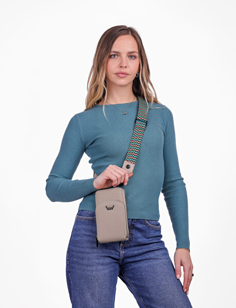 Dámska crossbody peňaženka Rosia E Beige