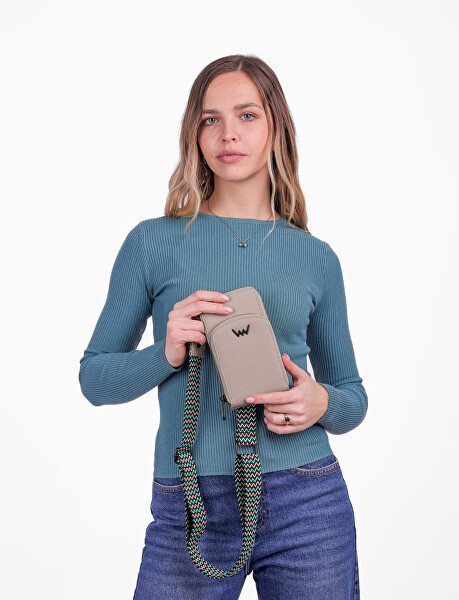 Dámska crossbody peňaženka Rosia E Beige