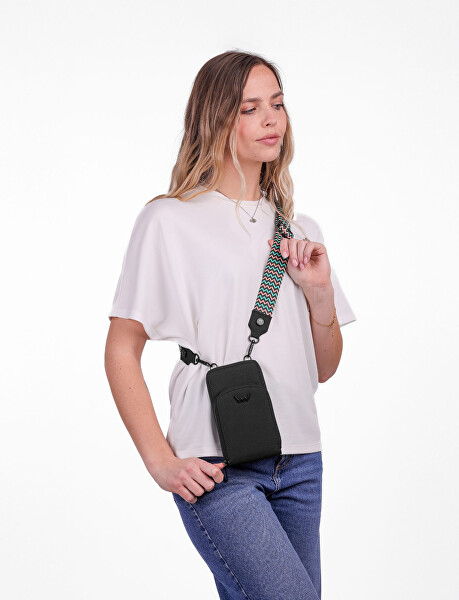 Dámská crossbody peněženka Rosia E Black