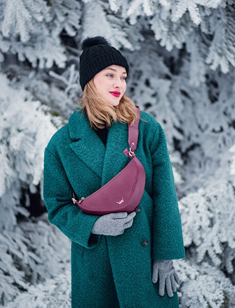 Dámská kabelka Tricia Basic Wine Red Banana Bag