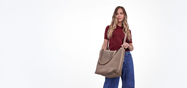 Dámská kabelka Gardell Knit Beige