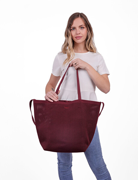 Dámska kabelka Gardell Knit Wine Red