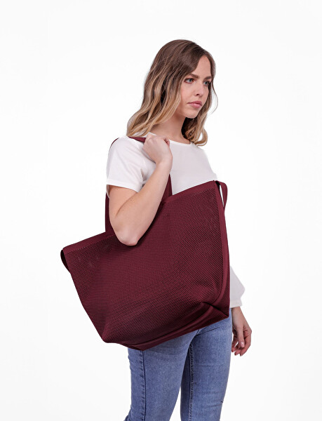 Dámska kabelka Gardell Knit Wine Red