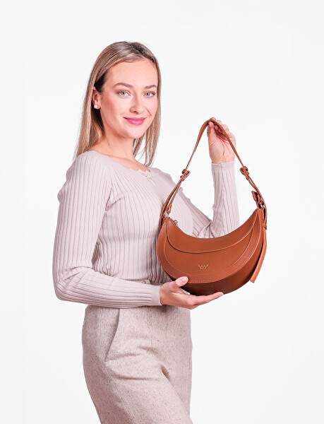 Dámská kabelka Linaya Brown Banana Bag