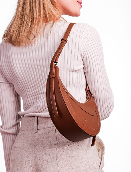 Dámská kabelka Linaya Brown Banana Bag