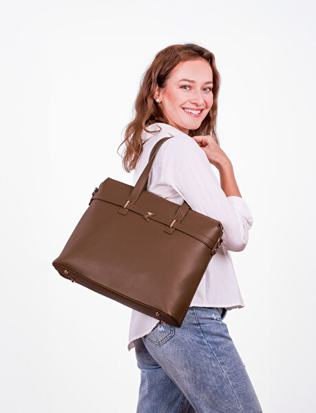 Dámská kabelka na notebook Nyara Brown