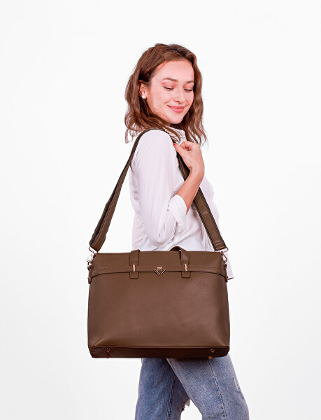 Dámská kabelka na notebook Nyara Brown