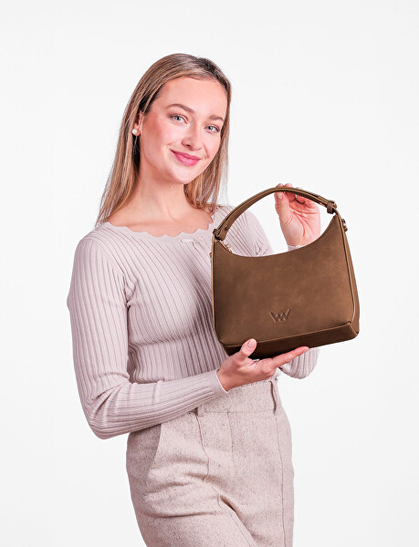 Dámská kabelka Nera Suede Brown