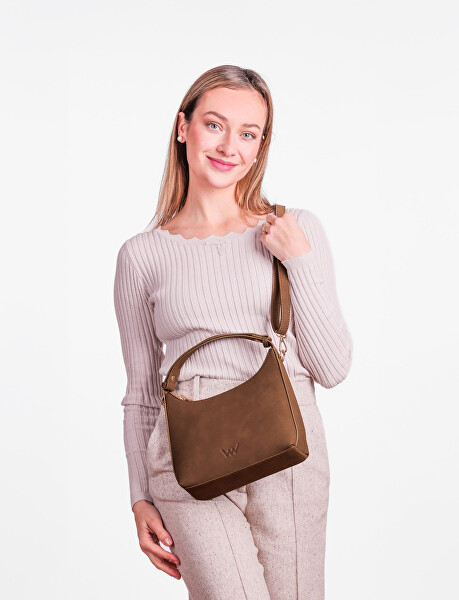 Dámská kabelka Nera Suede Brown