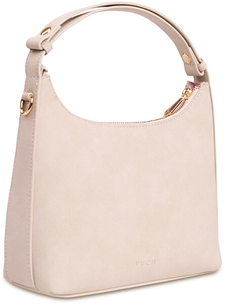 Dámská kabelka Nera Suede Creme