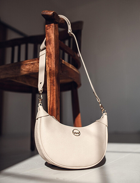 Dámská kabelka Nessa Beige Banana Bag