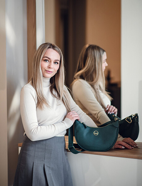 Dámská kabelka Nessa Green Banana Bag