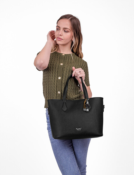 Dámská kabelka Roselda Charm Black 2 v 1