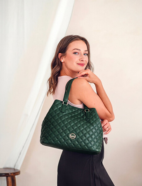 Dámská kabelka Roselda Classy Green 2 v 1