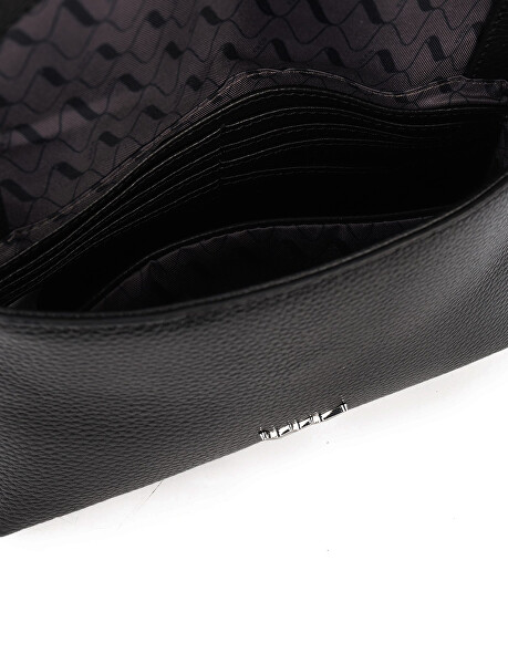 Dámská kožená crossbody kabelka Leyra Black