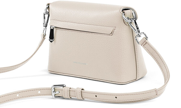 Dámská kožená crossbody kabelka Leyra Grace Beige