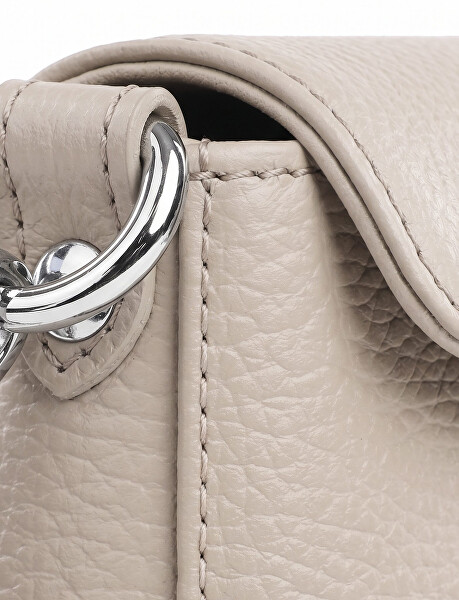 Dámská kožená crossbody kabelka Leyra Grace Beige