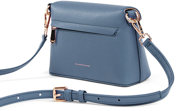 Dámská kožená crossbody kabelka Leyra Grace Blue