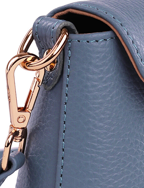 Dámská kožená crossbody kabelka Leyra Grace Blue
