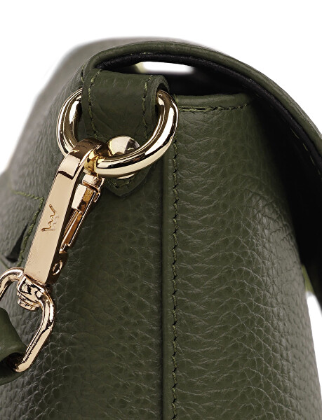 Dámská kožená crossbody kabelka Leyra Grace Olive