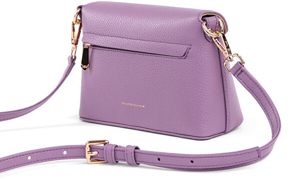 Dámska kožená crossbody kabelka Leyra Grace Purple