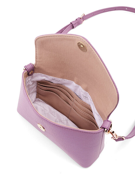 Dámska kožená crossbody kabelka Leyra Grace Purple