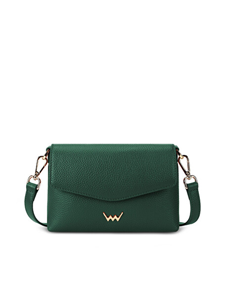 Dámská kožená crossbody kabelka Leyra Green