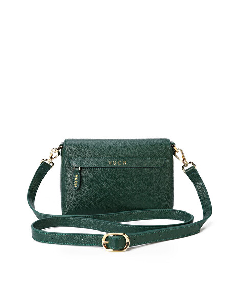 Dámská kožená crossbody kabelka Leyra Green
