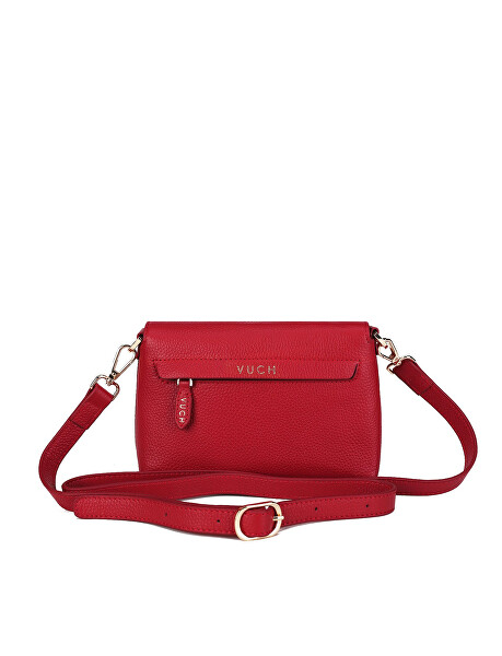 Dámská kožená crossbody kabelka Leyra Red