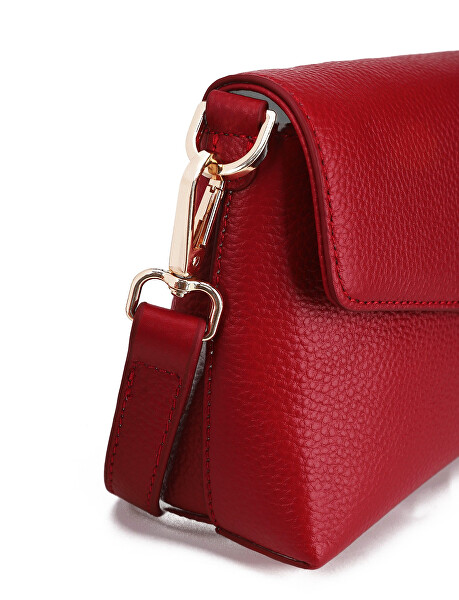 Dámská kožená crossbody kabelka Leyra Red