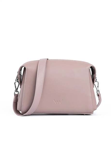 Dámská kožená crossbody kabelka Lison Dusty Pink