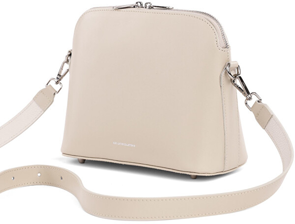 Dámska kožená crossbody kabelka Marcia Beige
