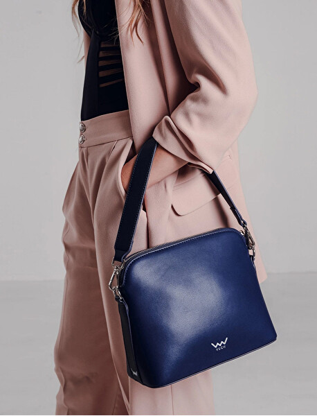Dámská kožená crossbody kabelka Marcia Blue