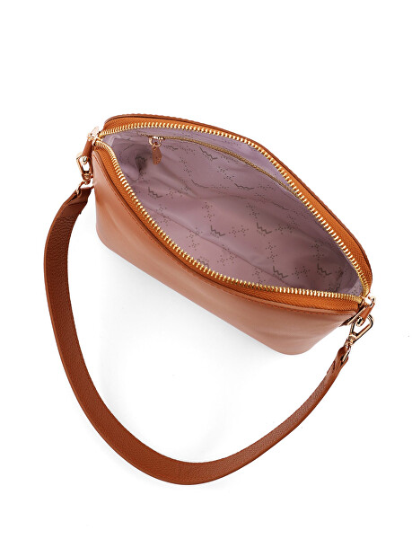 Dámská kožená crossbody kabelka Marcia Brown