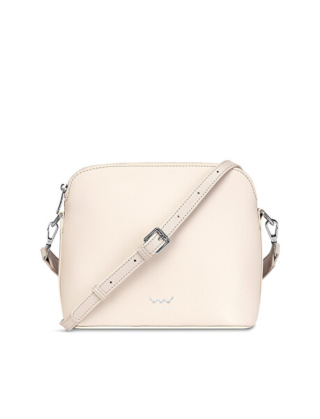 Dámská kožená crossbody kabelka Marcia Dark Beige