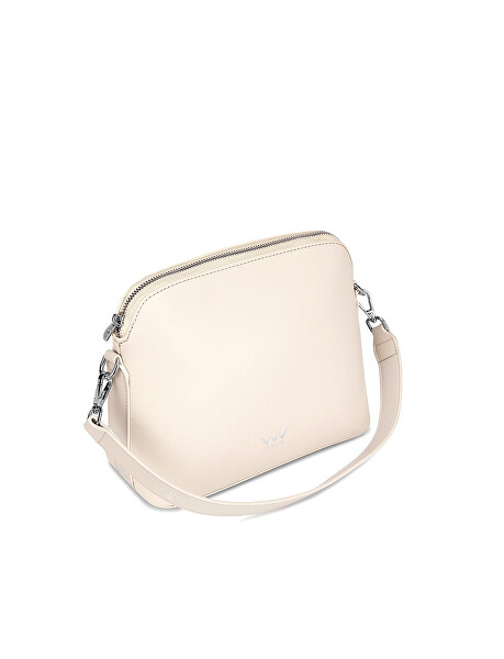Dámská kožená crossbody kabelka Marcia Dark Beige